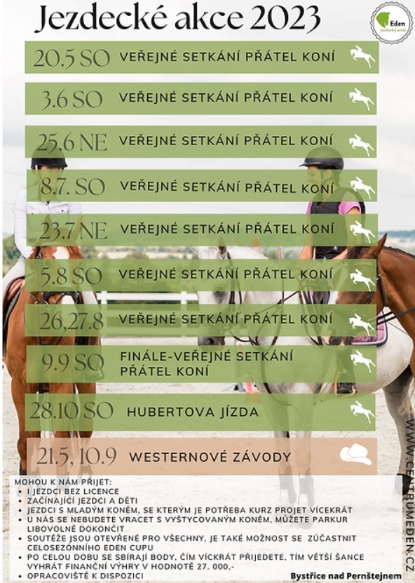 Veřejné setkání přátel koní a Parkur